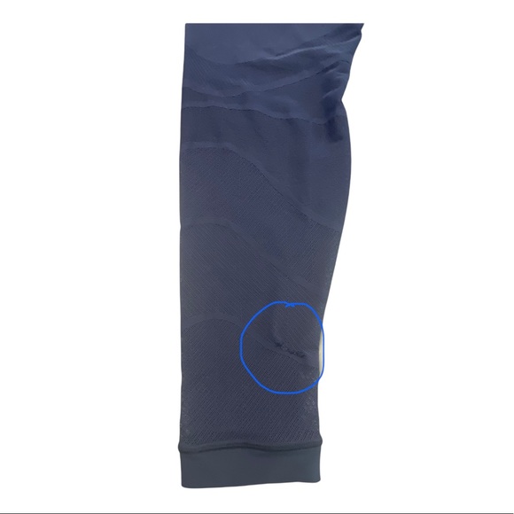 lululemon Sheer Will Tight 28” Pulse Stone Blue 12 *imperfect - Picture 11 of 15